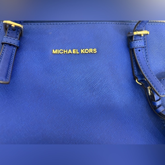 Michael Kors Blue Tote Bag - Picture 11 of 14